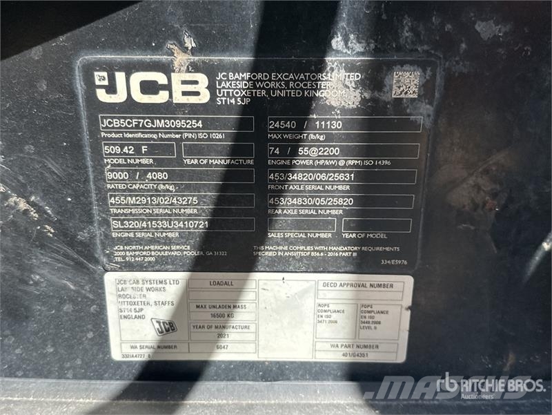 JCB 509.42 Telescopic handlers