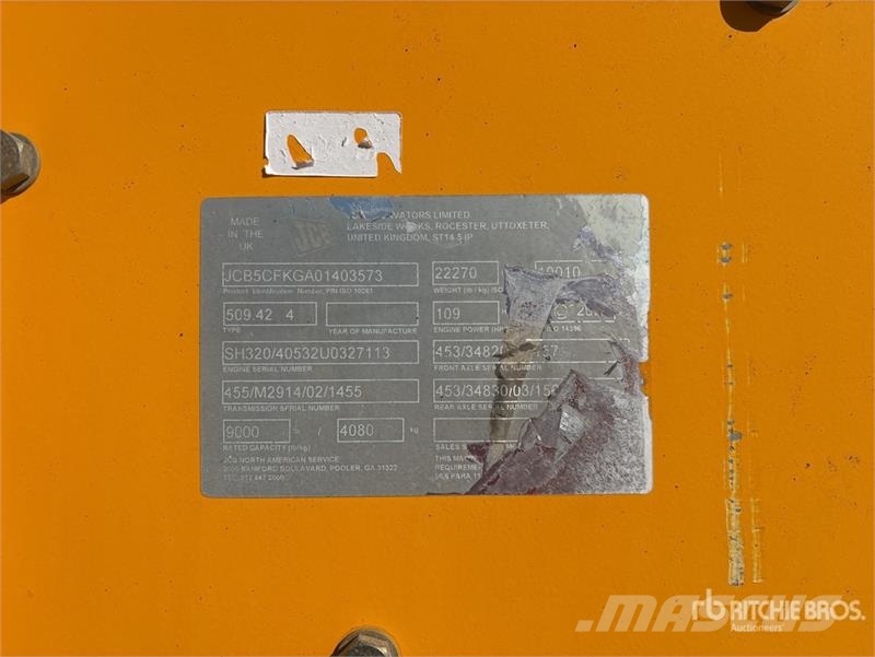 JCB 509.42 مناولات متداخلة
