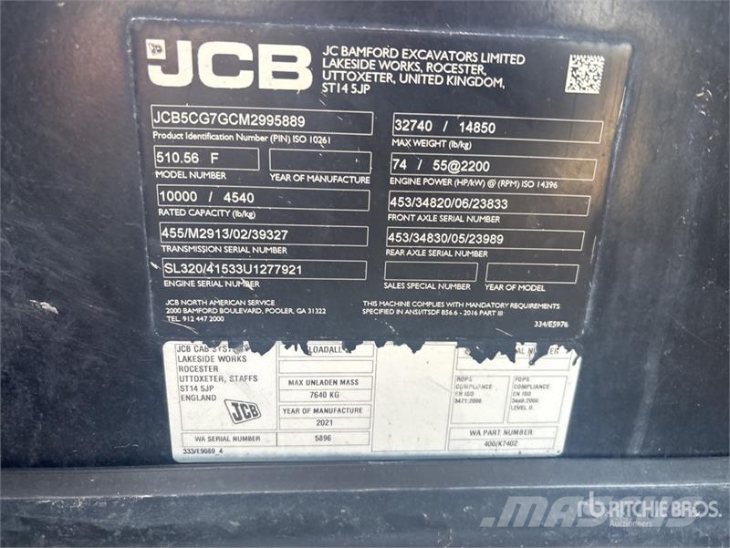 JCB 510-56 Teleskoplæssere
