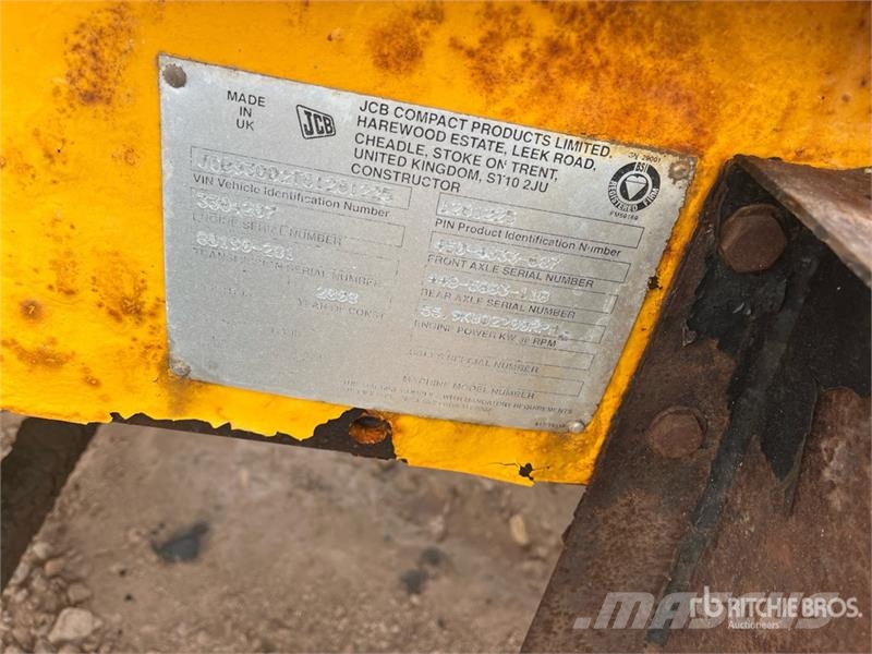 JCB 930-2 4x2 Rough Terrain Forklift (Inoperable) Montacargas todo terreno