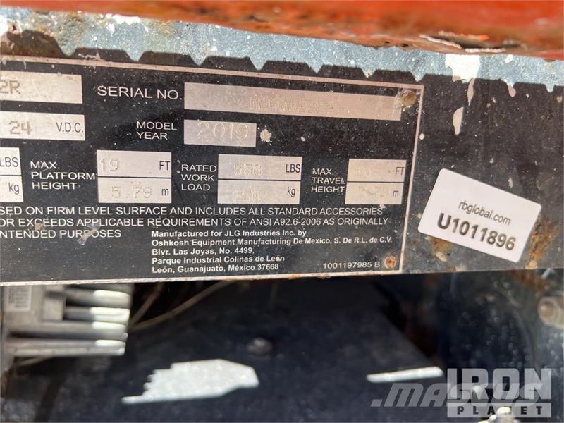 JLG 1932R Electric Scissor Lift Elevadores de tesoura