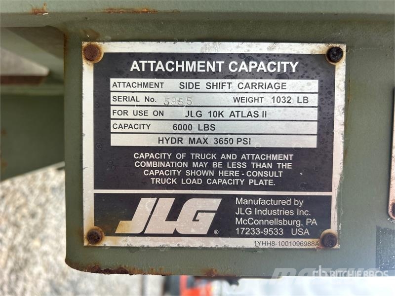 JLG 40 in Telehandler Pallet Forks شوكات