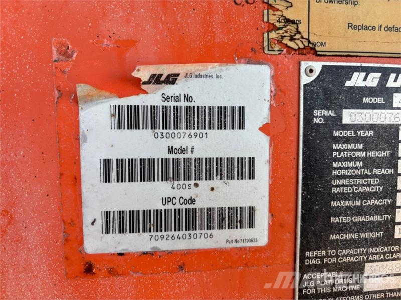 JLG 400S 4WD Diesel Telescopic Boom Lift Teleszkópos emelők