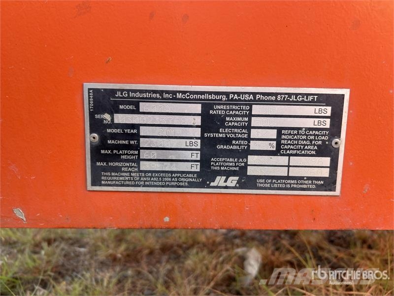 JLG 600AJ 4WD Diesel Articulating Boom Lift Knikarmhoogwerkers