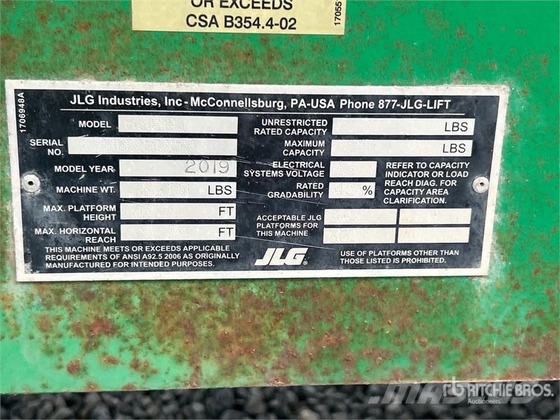 JLG 600AJ 4WD Diesel Articulating Boom Lift Kuukulkijat