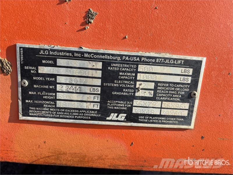 JLG 600S 4WD Diesel Telescopic Boom Lift Teleskopbühnen