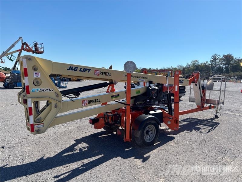 JLG ET500J Towable Lift 트레일러 탑재 고소작업대