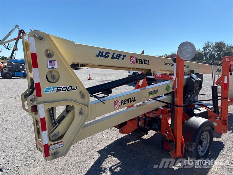 JLG ET500J Towable Lift 트레일러 탑재 고소작업대