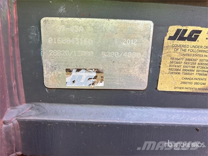 JLG G9-43A Teleskopiskie manipulatori