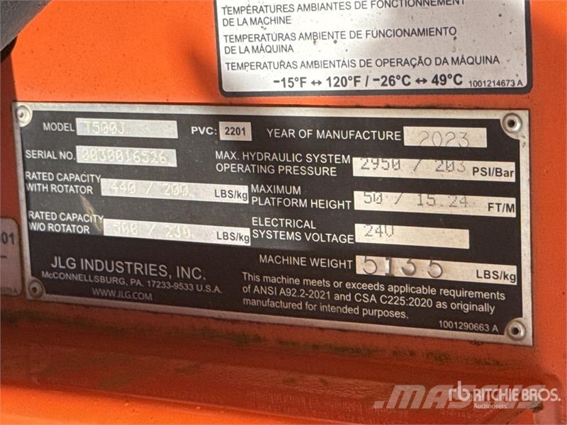 JLG T-350 Towable Lift Plataformas remolcables