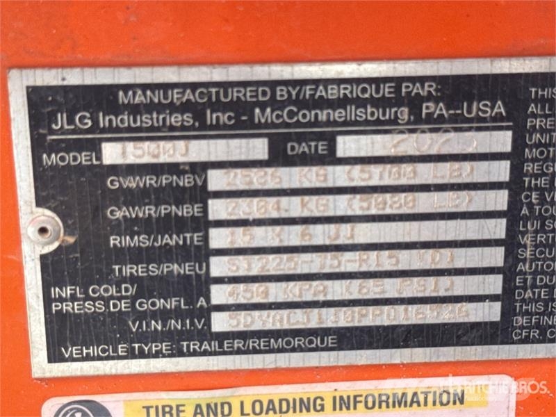 JLG T-350 Towable Lift Plataformas remolcables