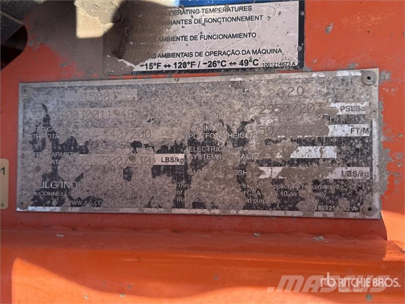 JLG T500J Towable Lift Vlečne dvižne ploščadi
