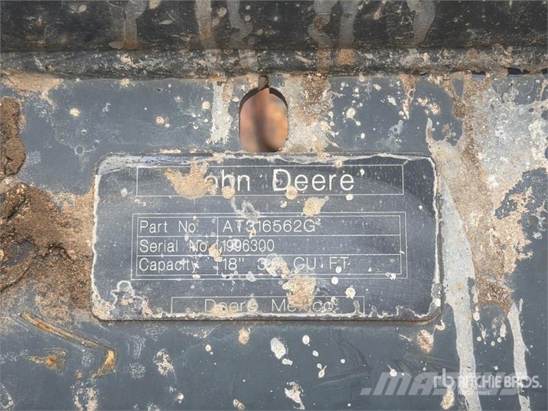 John Deere 18 in Q/C Digging Excavator Bucket Baldes