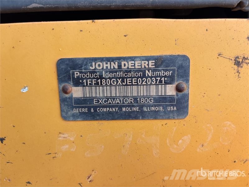 John Deere 180G LC Roomikekskavaatorid