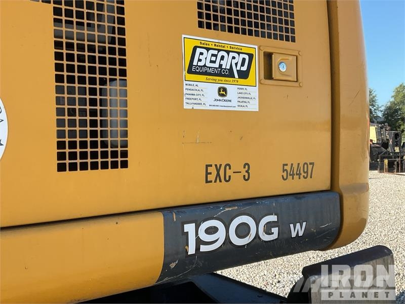John Deere 190GW Wheel Excavator Колісні екскаватори