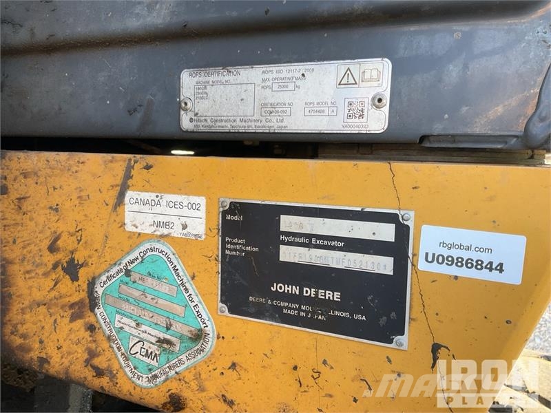 John Deere 190GW Wheel Excavator Колісні екскаватори