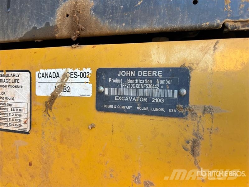 John Deere 210G LC Crawler excavators