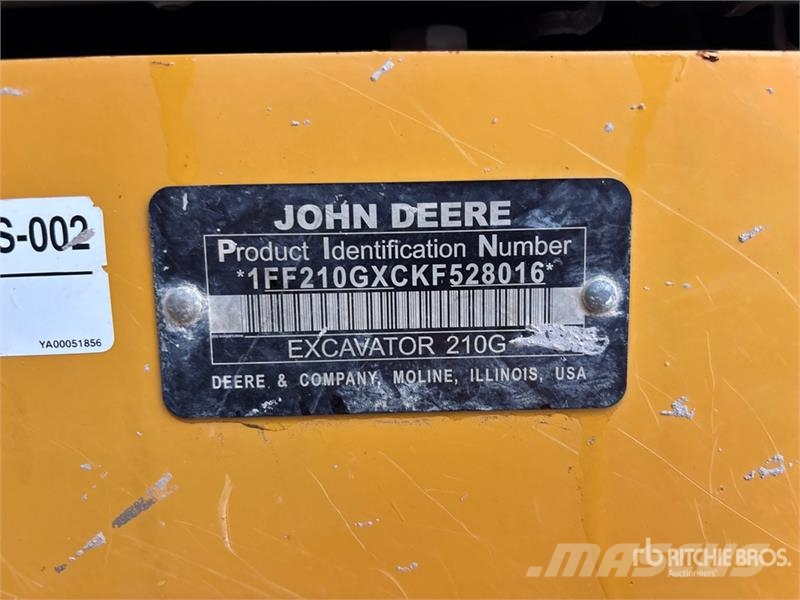 John Deere 210G LC Tracked Excavator Rupsgraafmachines