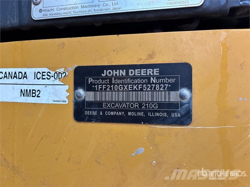 John Deere 210G LC Tracked Excavator Rupsgraafmachines