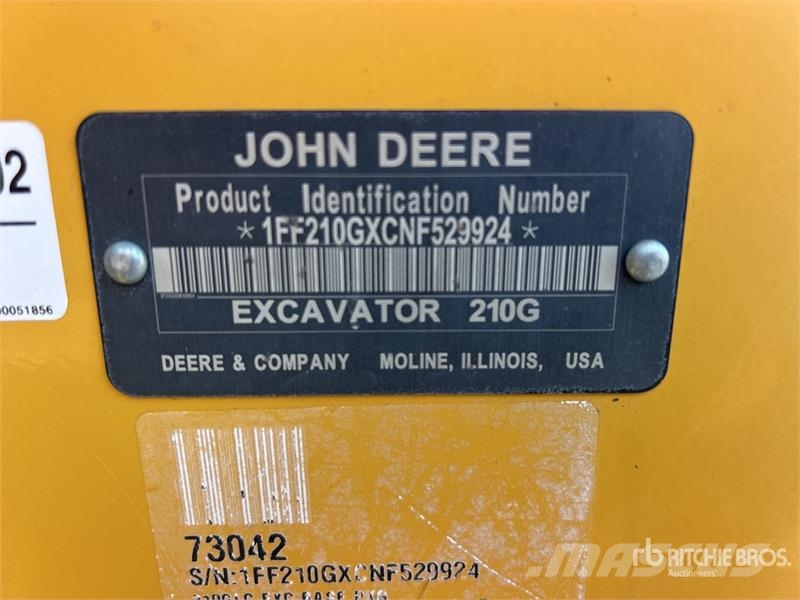 John Deere 210G LC Tracked Excavator Raupenbagger