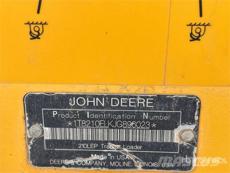 John Deere 210L EP 4x4 Landscape Loader Kolesni nakladalci