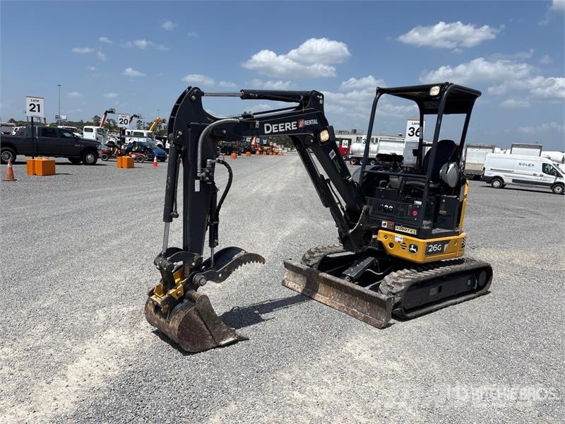 John Deere 26G Mini rýpadla < 7t
