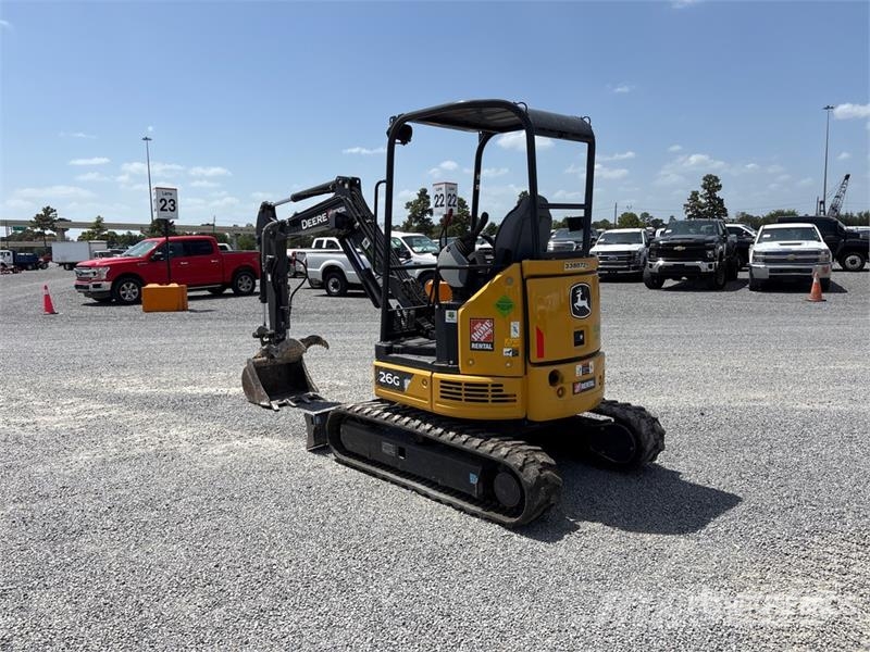 John Deere 26G Mini rýpadla < 7t
