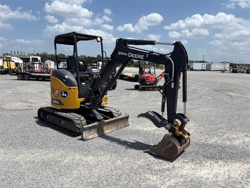 John Deere 26G Mini rýpadla < 7t