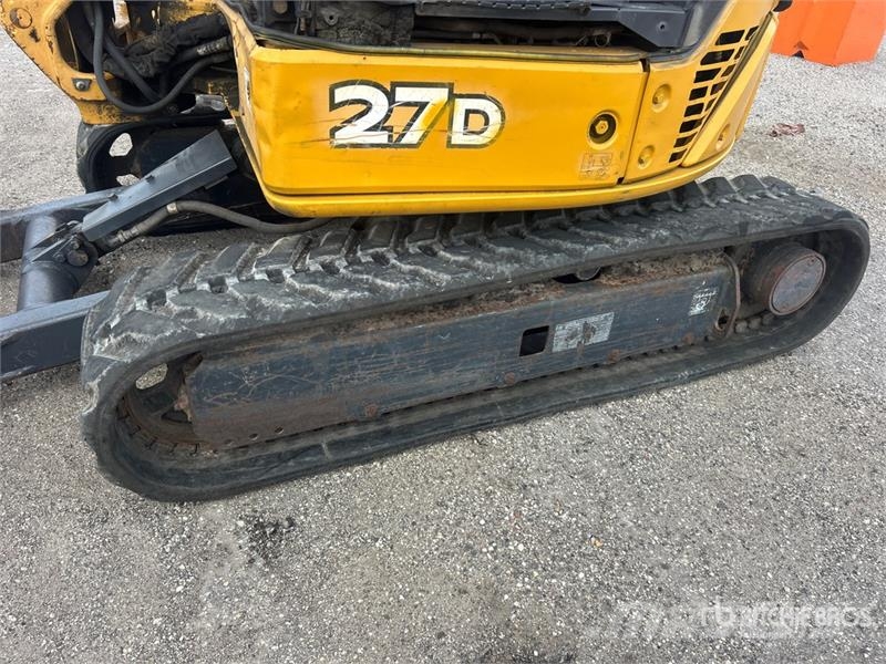 John Deere 27D Mini ekskavatori < 7 t