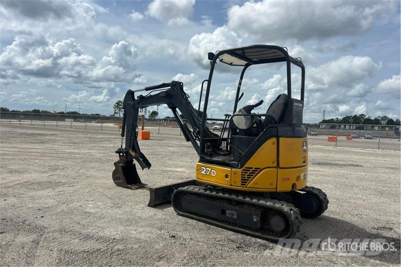 John Deere 27D Mini ekskavatori < 7 t