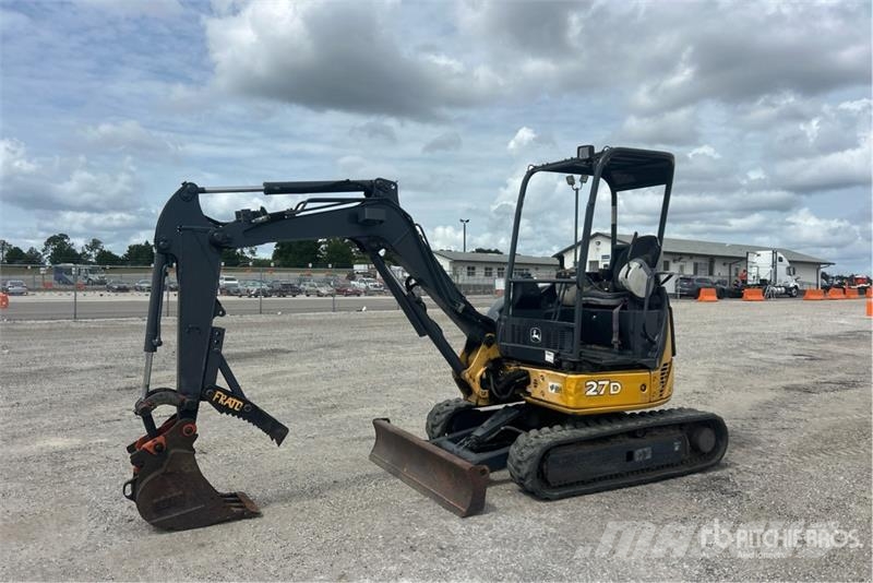 John Deere 27D Mini ekskavatori < 7 t