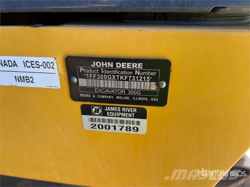 John Deere 300G LC Long Reach Tracked Excavator Paletli ekskavatörler