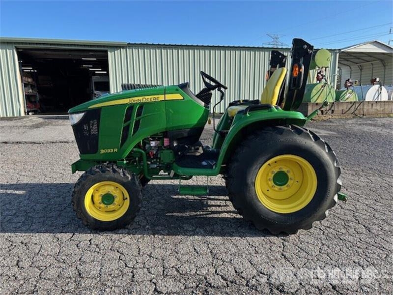 John Deere 3033R 4WD Utility Tractor Naudoti kompaktiški traktoriai