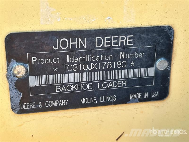 John Deere 310J 4x4 Backhoe Loader Koparko-ładowarki
