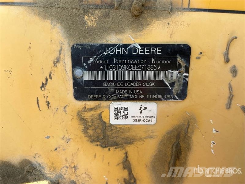 John Deere 310SK 反鏟裝載機