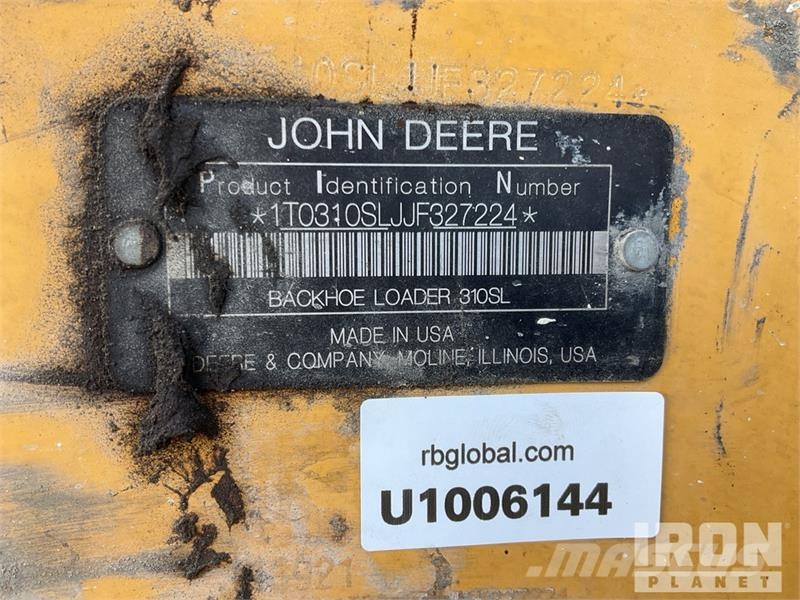 John Deere 310SL Экскаваторы-погрузчики