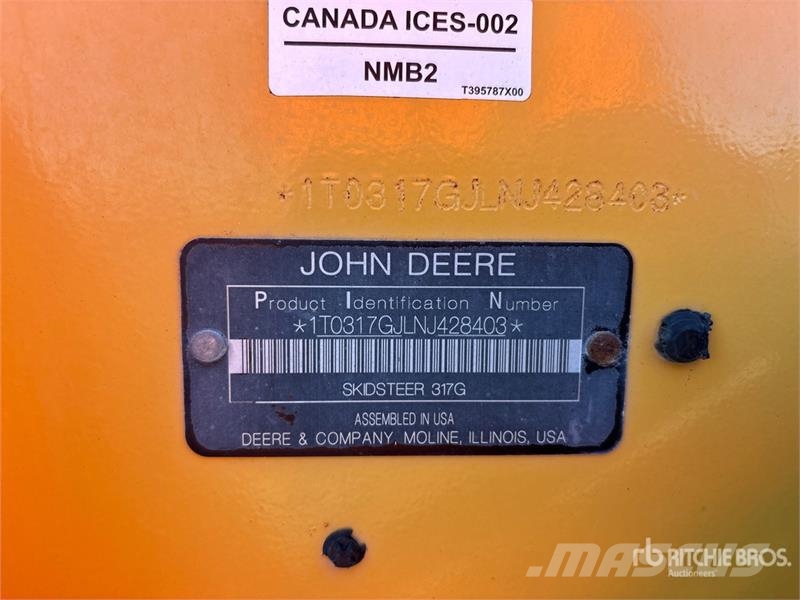 John Deere 317G Minilæsser - skridstyret