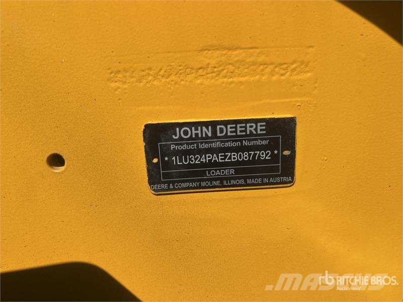 John Deere 324 P-Tier Kolesni nakladalci