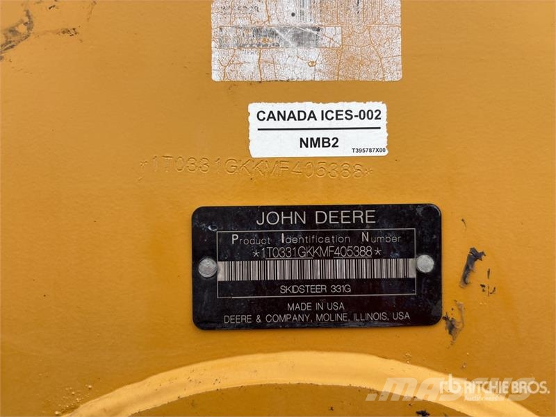 John Deere 331G Minilæsser - skridstyret