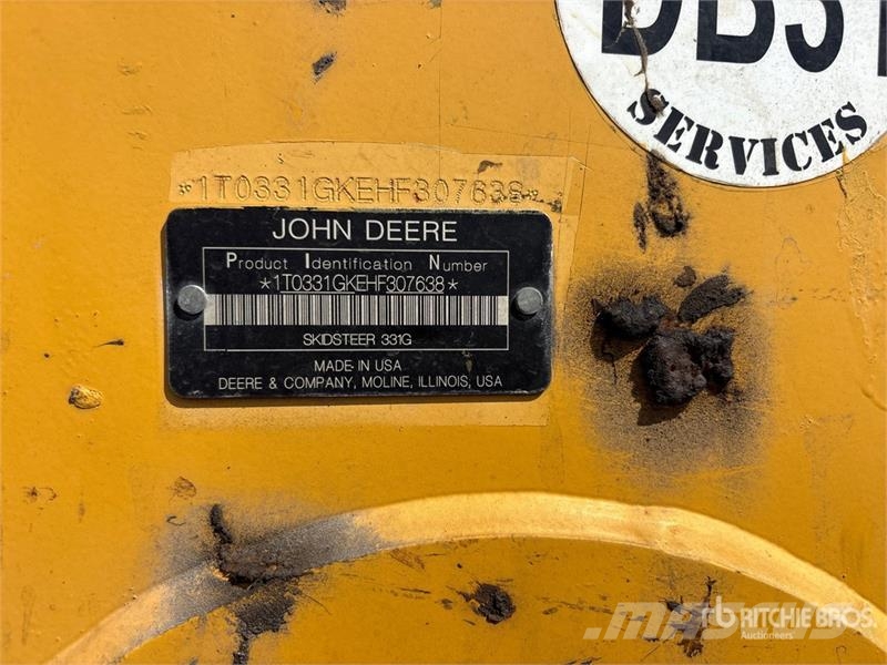 John Deere 331G Lietoti riteņu kompaktiekrāvēji