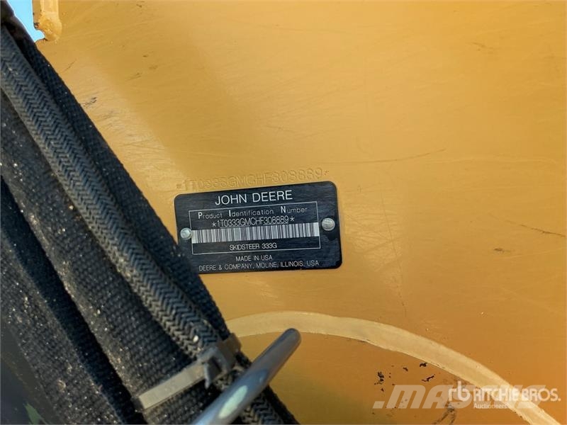 John Deere 333G Skid steer mini nakladalci