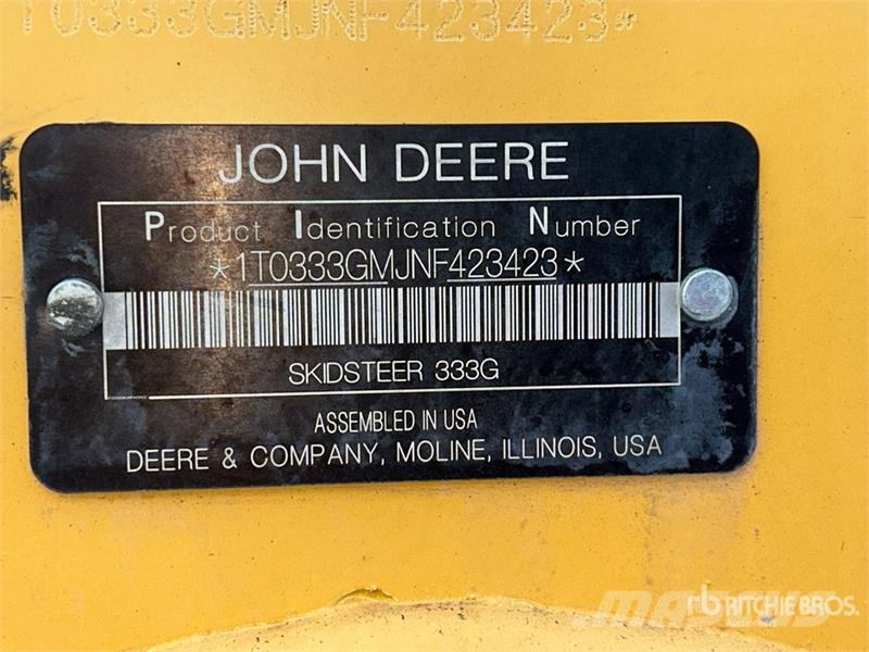 John Deere 333G Міні-навантажувачі