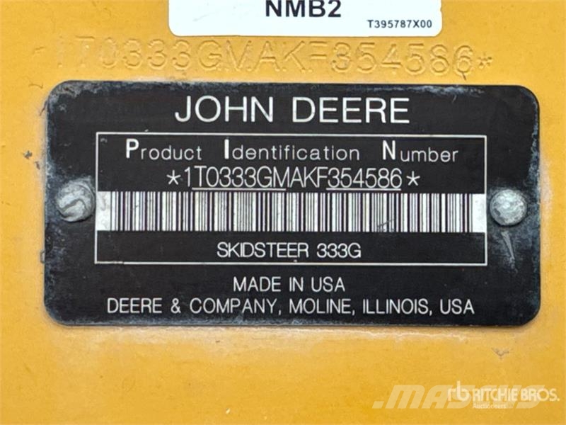 John Deere 333G Skid steer mini nakladalci