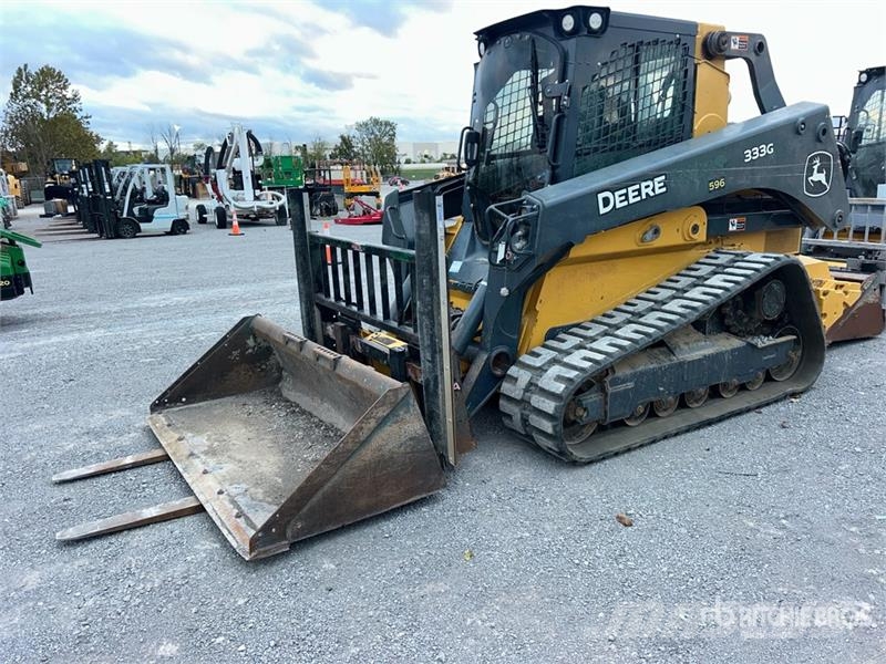John Deere 333G Lietoti riteņu kompaktiekrāvēji