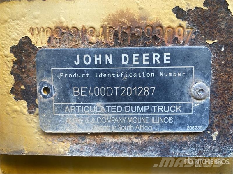 John Deere 350D Articulated Dump Trucks (ADTs)