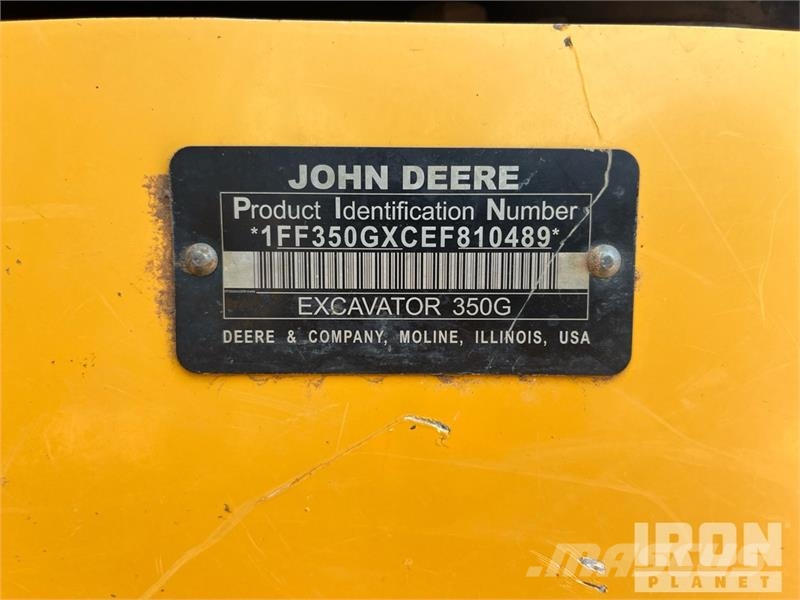 John Deere 350G LC Tracked Excavator Paletli ekskavatörler