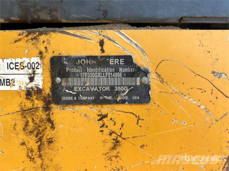 John Deere 350G LC Tracked Excavator Pásová rýpadla