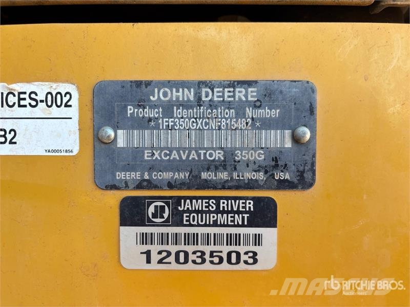 John Deere 350G LC Tracked Excavator Gravemaskiner på larvebånd