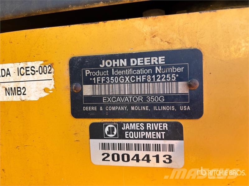 John Deere 350G LC Tracked Excavator Crawler excavators