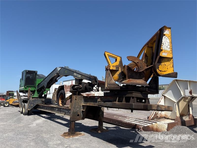 John Deere 437E Trailer Mounted Log Loader Incarcatoare forestiere